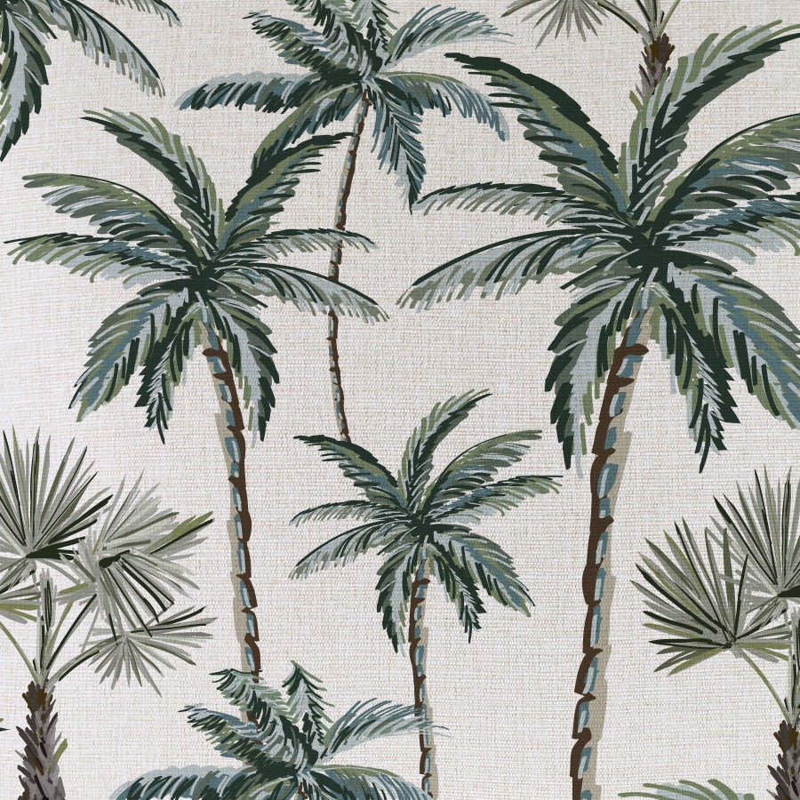 Outdoor Cushion Coastal Fringe Palm Tree Paradise Natural 60cm x 60cm - Image 3