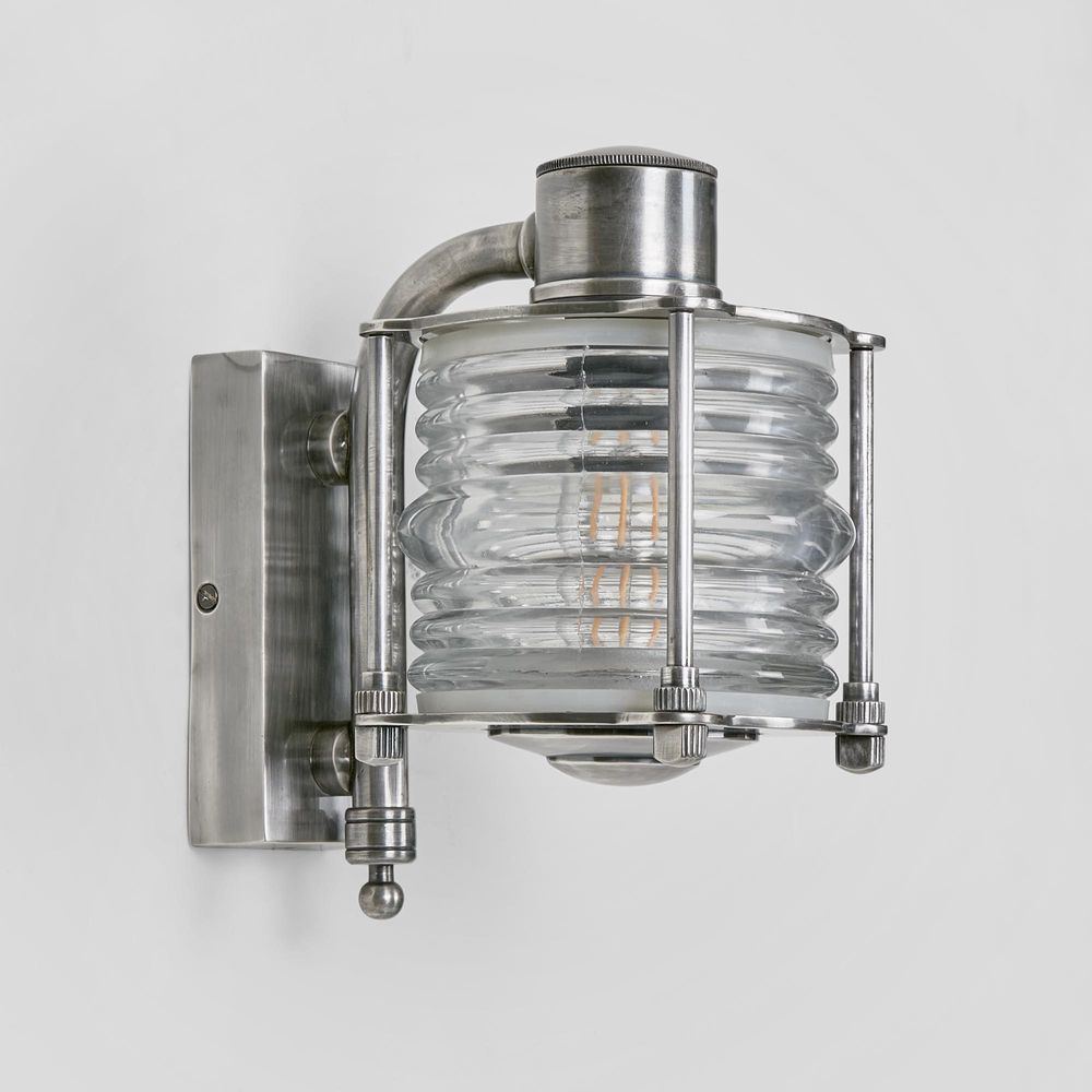 Yarra Outdoor Wall Light Antique Silver (RRP $770) - Image 4