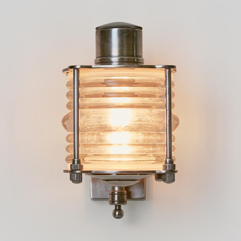 Yarra Outdoor Wall Light Antique Silver (RRP $770) - Image 3