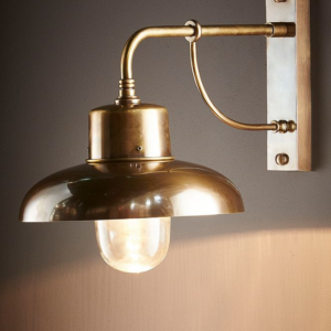 Bridgewater Outdoor Wall Light Brass (RRP $869)