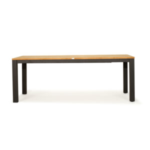 Carmel Outdoor Extension Table 2.3m – Asteroid Black (Charcoal) Powder Coated Legs