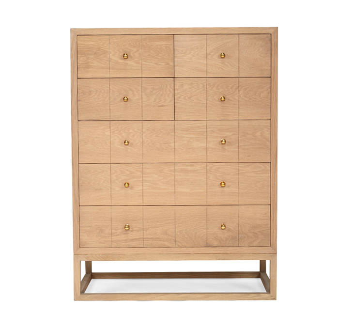 Lisette Chest Of Drawers Tallboy, Width 90cm x Depth 50cm x Height 120cm