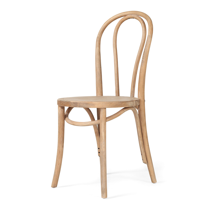 Replica Bentwood Chair Weathered Oak, W 42cmx D 52cm x H 91cm