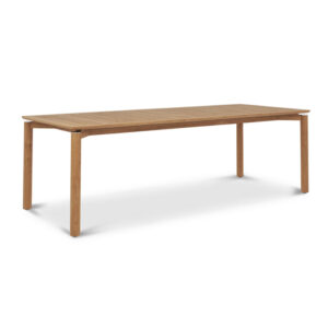 Esperance Solid Teak Outdoor Dining Table, L 240cm x W 100cm x H 76cm (RRP $4999)