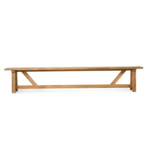Farmhouse Bench Seat, 2.6m W x 0.40m D x 0.46m H