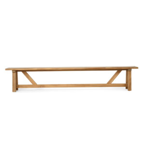 Farmhouse Bench Seat, 2.1m W x 0.40m D x 0.46m H