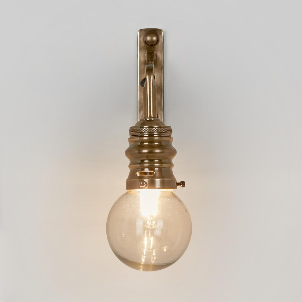 Carlton Outdoor Wall Light Antique Brass (RRP $340) - Image 3