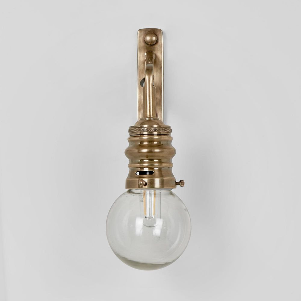 Carlton Outdoor Wall Light Antique Brass (RRP $340) - Image 2