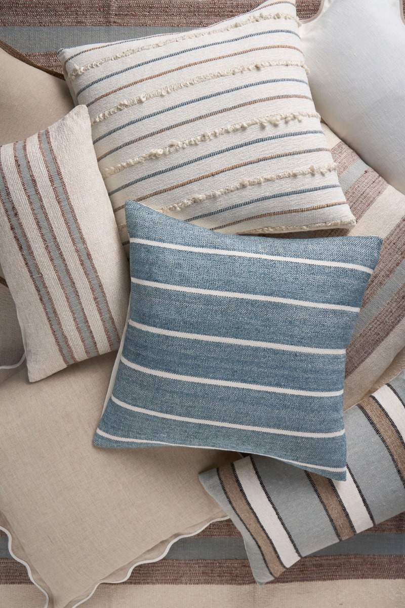 Portsea Stripe Cushion 50x50cm (RRP $109) - Image 3