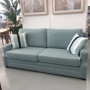 "Bronte" Hamptons Style 3 Seater Lounge 100% Australian Made, 210cm x 95cm x 83cm H. Available in over 100 Fabrics (RRP $3499)