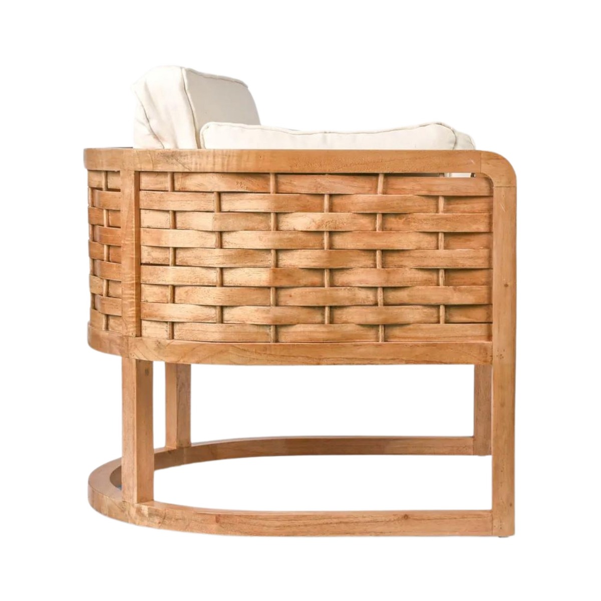 Weave Occasional Chair Natural, W 78cm x D 78cm x H 73cm (RRP $1299) - Image 4