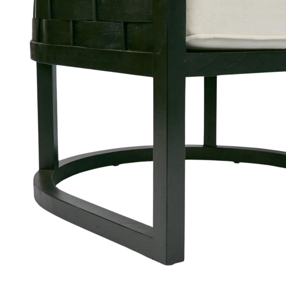 Weave Occasional Chair Black, W 78cm x D 78cm x H 73cm (RRP $1299) - Image 5