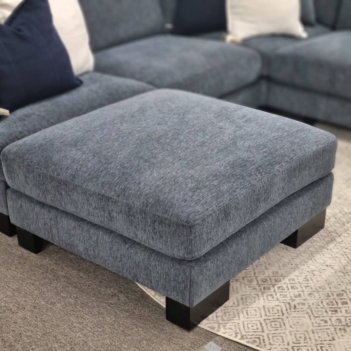 FLOORSTOCK CLEARANCE SALE "Hamilton" Superior Comfort 3 Seater Fabric Lounge, 3 Colours. In Stock, Ready for Delivery (RRP $1999) - Image 2