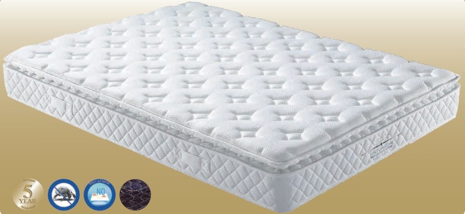 "Posturezone" Knitted Fabric Mattress with Dacron Foam, Queen Size Mattress - Image 2