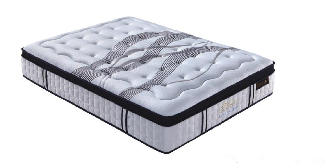 "Luxury" Latex Plush Knitted Fabric Natural Latex Mattress Superior Comfort, Queen Size - Image 3