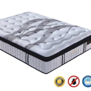 "Luxury" Latex Plush Knitted Fabric Natural Latex Mattress Superior Comfort, King Size