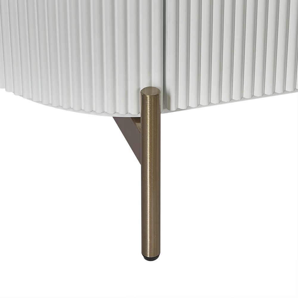 Demarco Cabinet White, 110cm W x 45cm D x 100cm H (RRP $4169) - Image 6