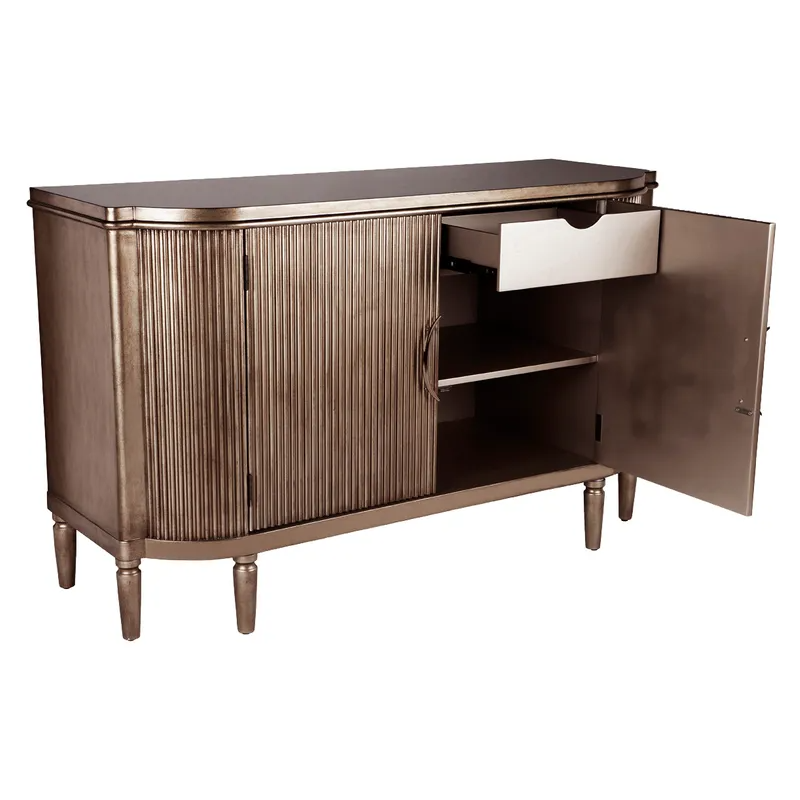 Arielle Buffet Antique Gold 140cm W x 50cm D x 86cm H (RRP $3499) - Image 5