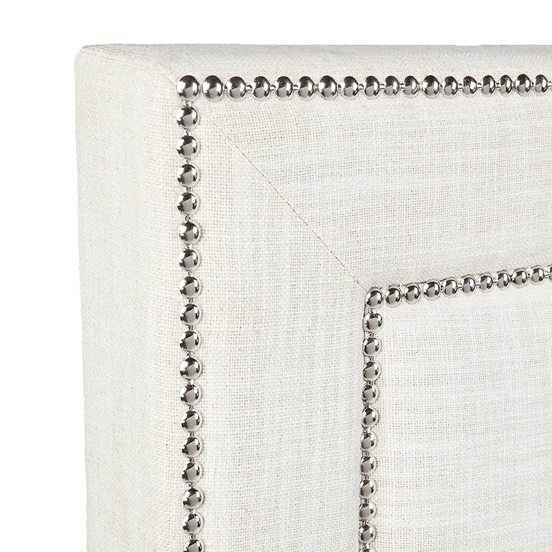 Manhattan Queen Bedhead Natural Linen, 160cm W x 10cm D x 150cm H (RRP $1221) - Image 3