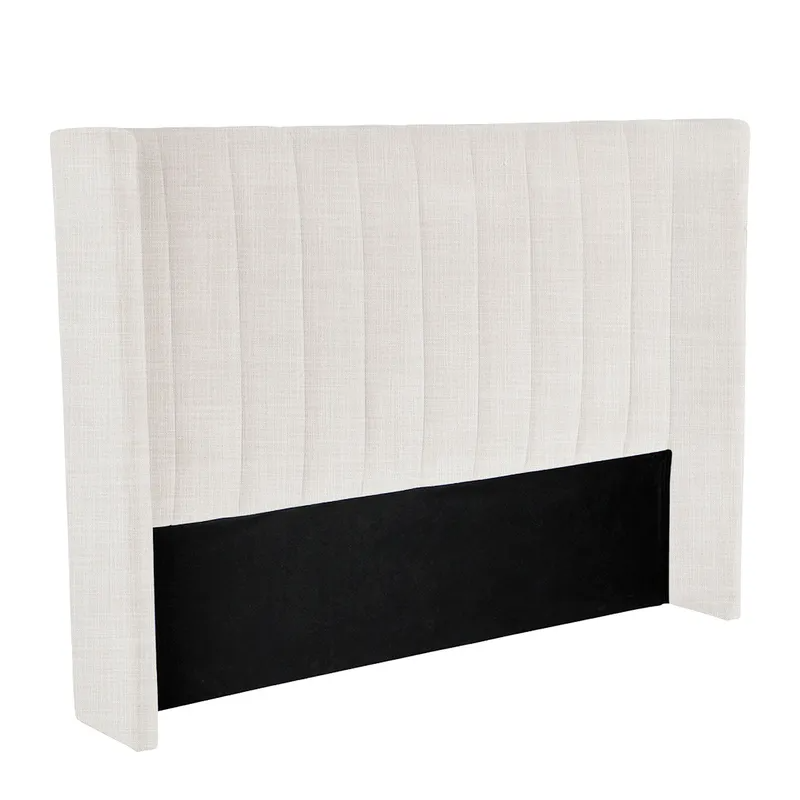 Central Park Queen Bedhead Natural Linen, 165cm W x 28cm D x 120cm H (RRP $2145) - Image 5