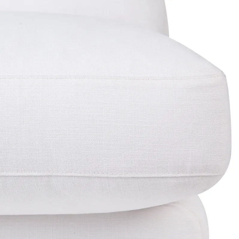 Birkshire Slip Cover Occasional Chair White Linen, 80cm W x 96cm D x 85cm H (RRP $2299) - Image 5