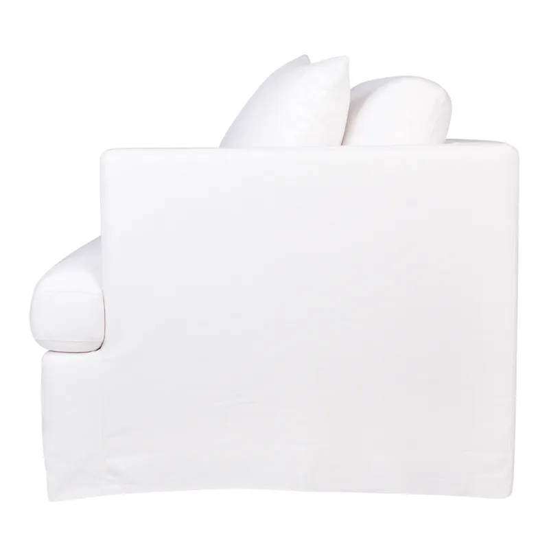 Birkshire Slip Cover Right Arm Facing Seat White Linen, 100cm W x 96cm D x 85cm H (RRP $2541) - Image 6