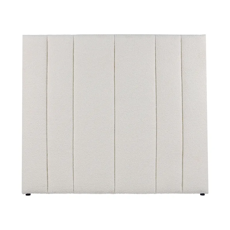 Soho King Bedhead White Boucle, 195cm W x 10cm D x 140cm H (RRP $1419)