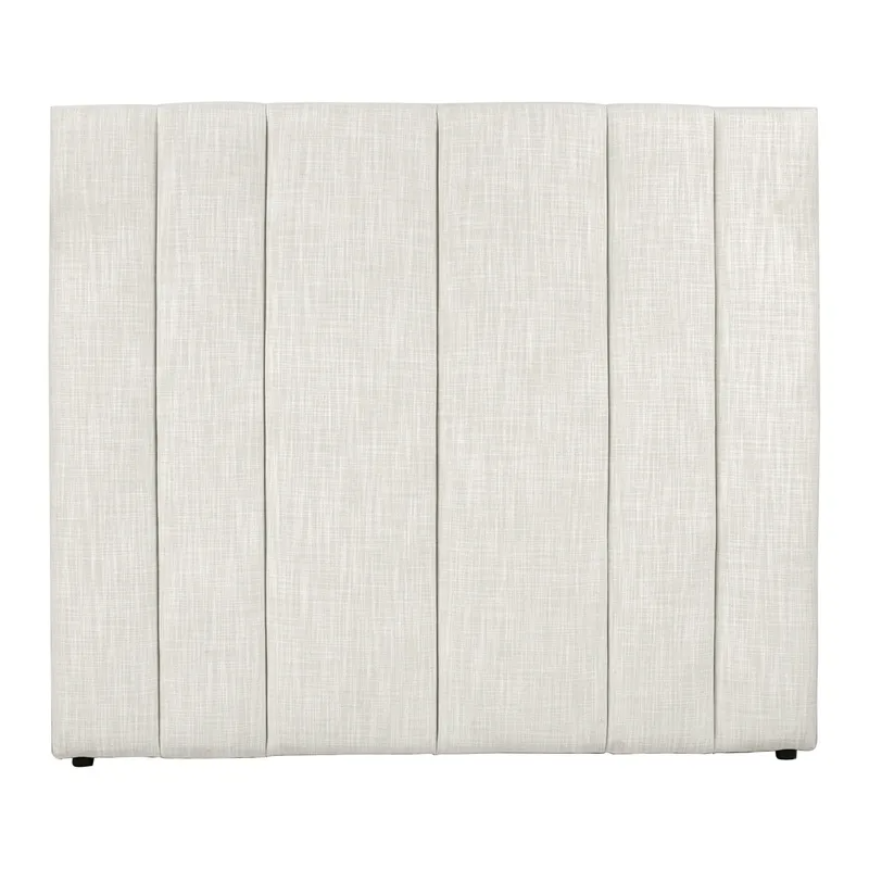 Soho Queen Bedhead Off White Linen, 165cm W x 10cm D x 140cm H (RRP $1265)
