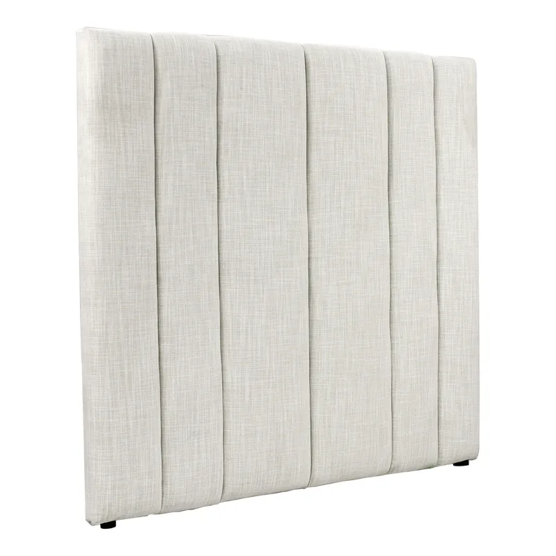 Soho Queen Bedhead Off White Linen, 165cm W x 10cm D x 140cm H (RRP $1265) - Image 3