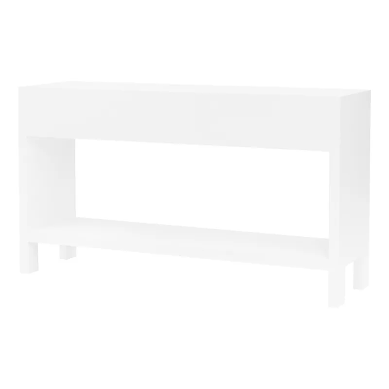 Ariana Console Table White, 140cm W x 40cm D x 80cm H (RRP $2079) - Image 4