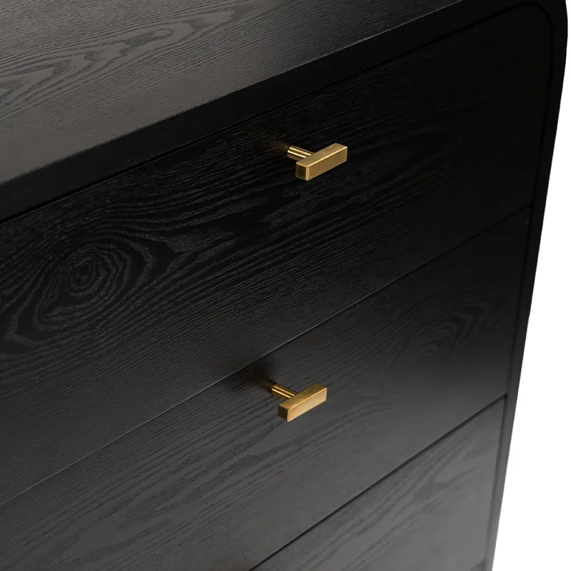 Chisholm 6 Drawer Chest Black, 160cm W x 50cm D x 83cm H (RRP $4389) - Image 6