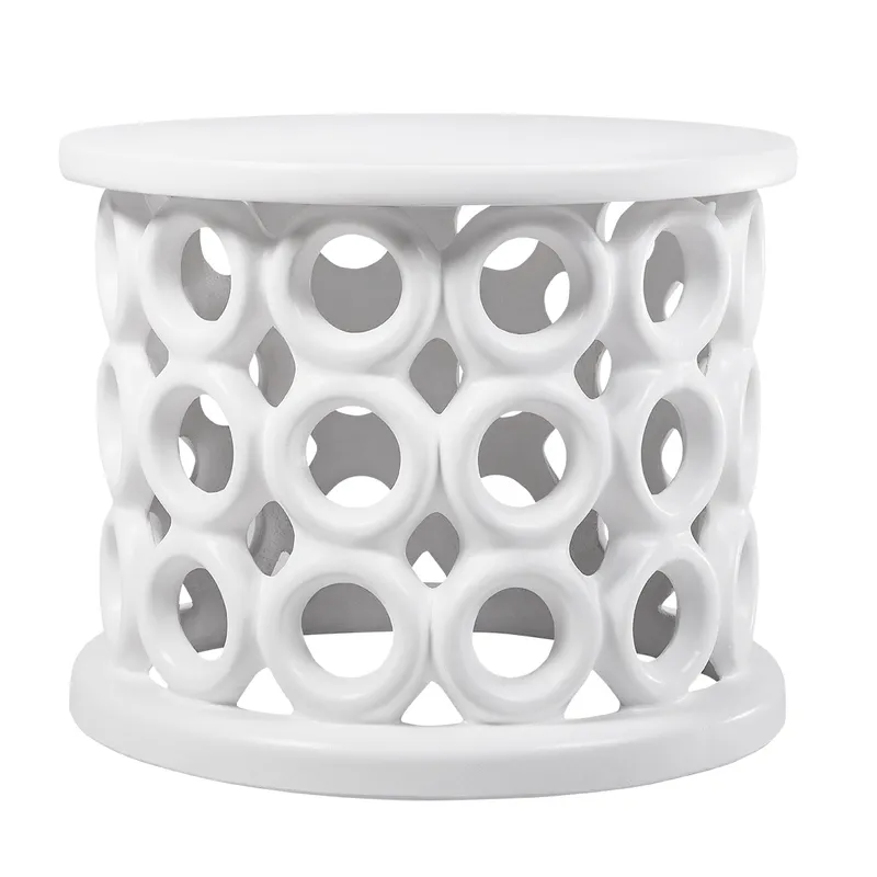 Bilgola Concrete Side Table, 66cm W x 66cm D x 50cm H (RRP $1595)