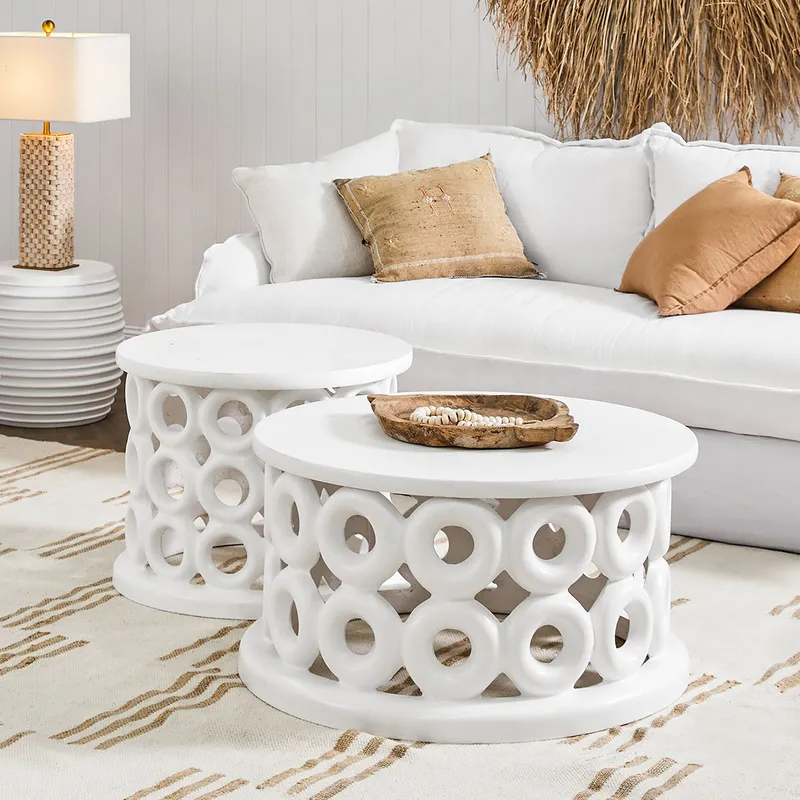 Bilgola Concrete Side Table, 66cm W x 66cm D x 50cm H (RRP $1595) - Image 2