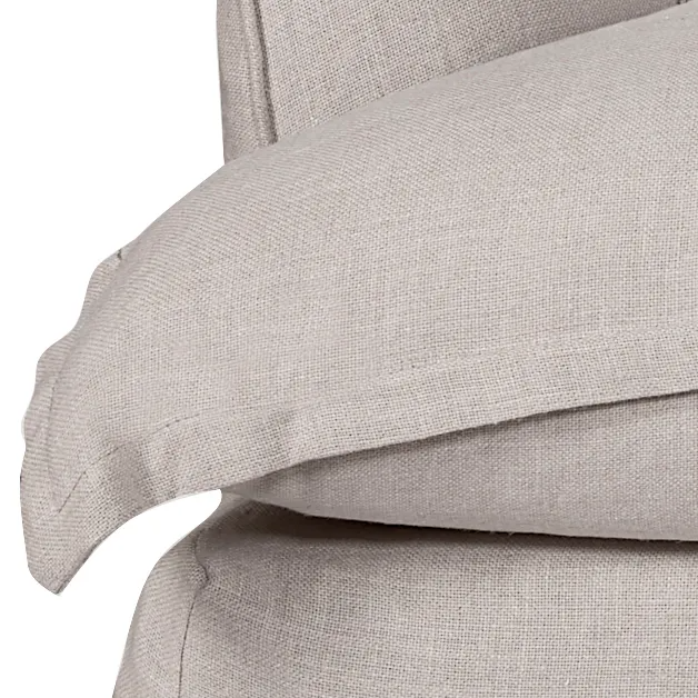 Hayman 3 Seater Slip Cover Sofa Natural Linen, 234cm W x 108cm D x 98cm H (RRP $8129) - Image 3