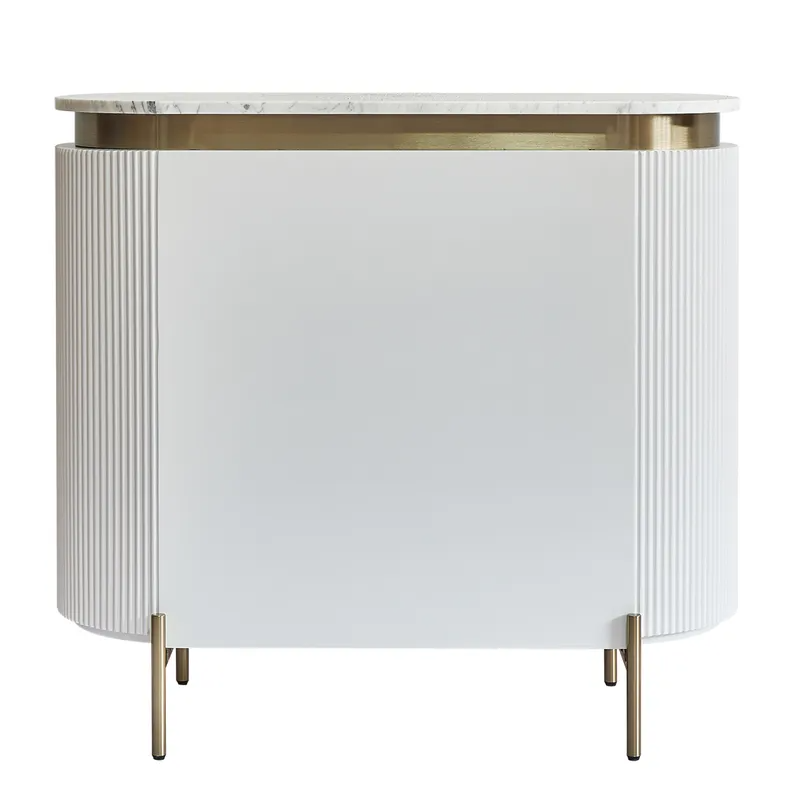 Demarco 3 Drawer Chest White, 98cm W x 45cm D x 90cm H (RRP $3509) - Image 5