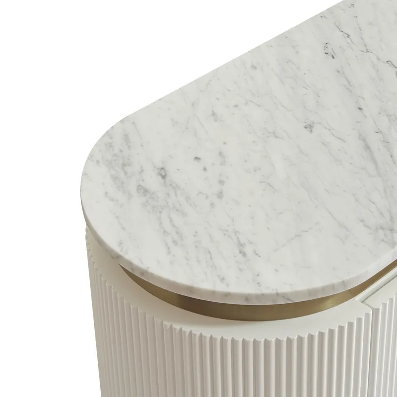 Demarco 3 Drawer Chest White, 98cm W x 45cm D x 90cm H (RRP $3509) - Image 7