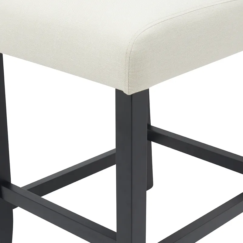 Christie Kitchen Stool Set of 2 Off White, 47cm W x 48cm D x 75cm H (RRP $715) - Image 5