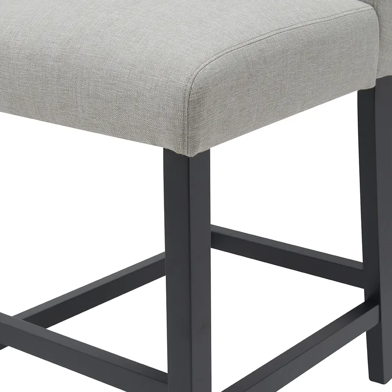 Christie Kitchen Stool Set of 2 Taupe, 45cm W x 48cm D x 84.50cm H (RRP $715) - Image 5