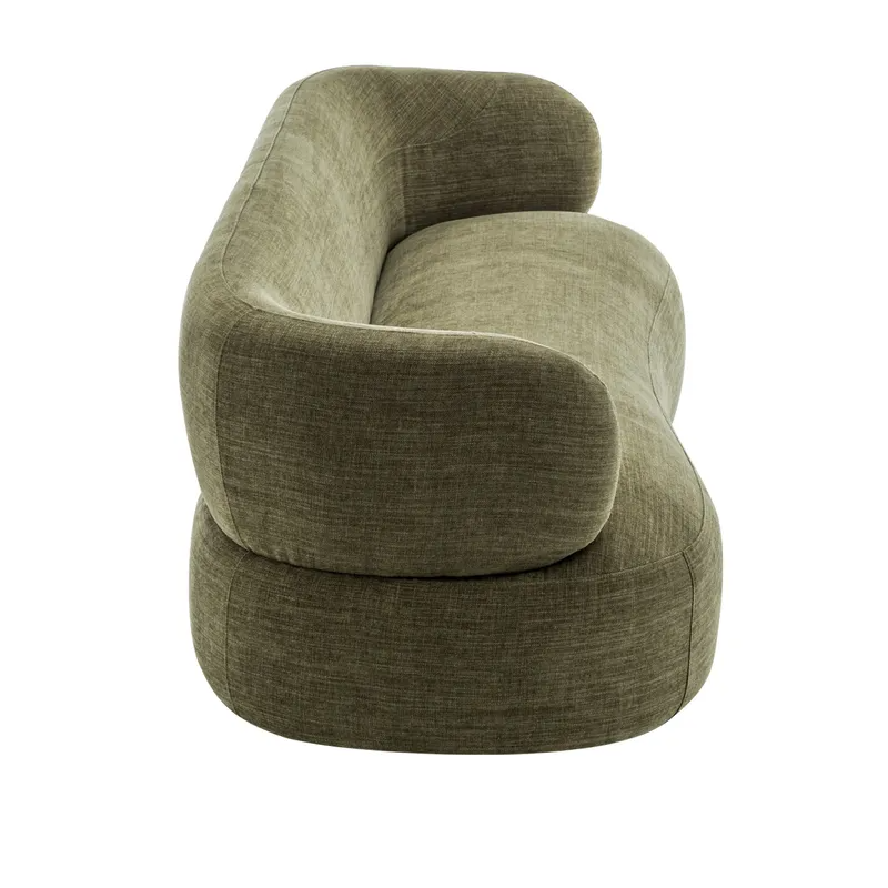 Greenwich 3 Seater Sofa Sage Chenille, 231cm W x 91cm D x 78cm H (RRP $3949) - Image 6