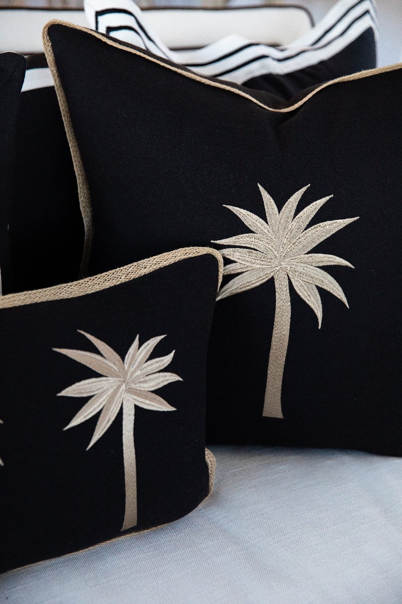 Marigold Palm Cushion 30x50cm (RRP $69) - Image 3