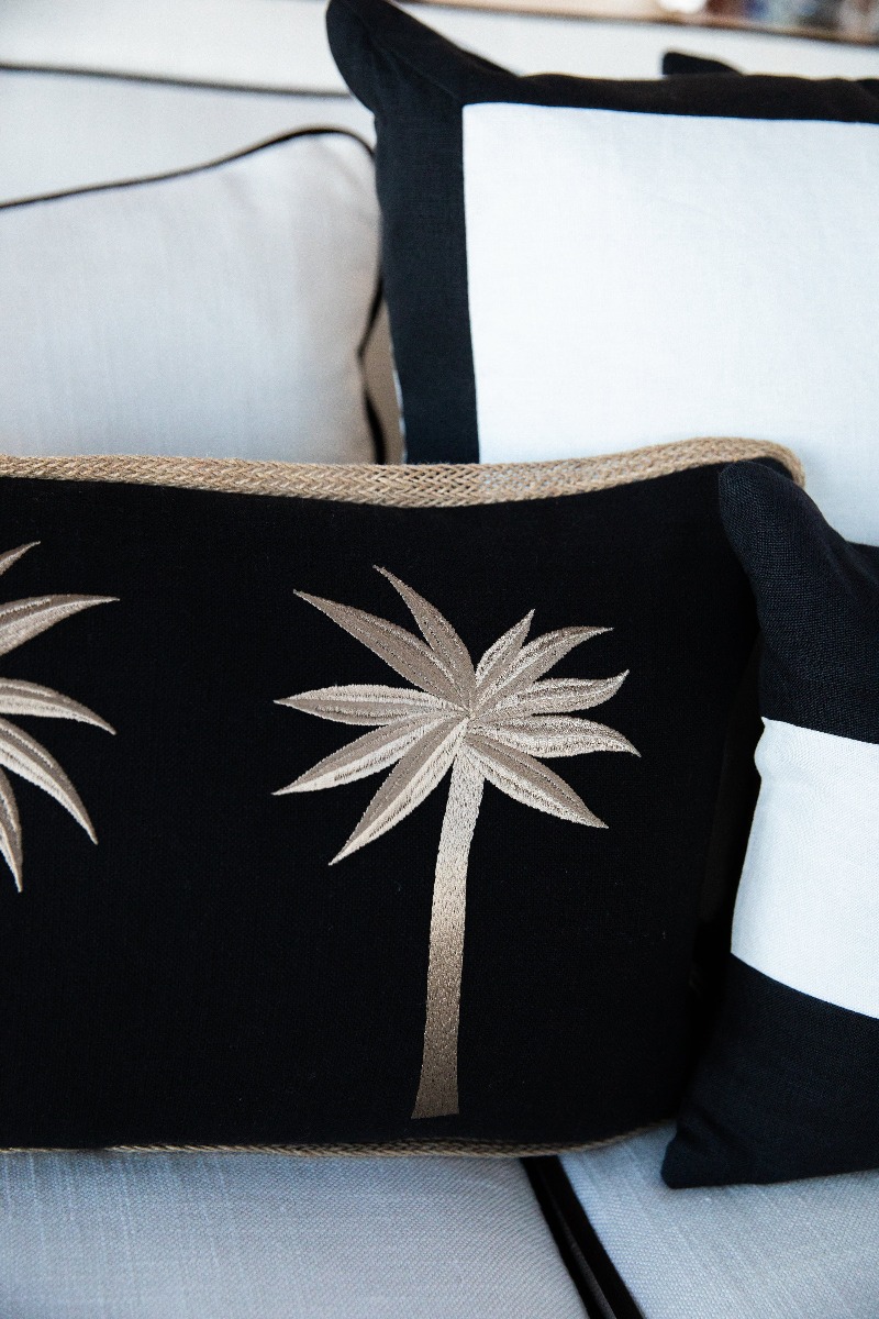 Marigold Palm Cushion 30x50cm (RRP $69) - Image 4