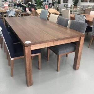 FLOORSTOCK CLEARANCE SALE "Hudson" Solid Hardwood Victorian Ash Timber Australian Made Dining Table, 240cmL x 110cmD x 77cmH (WAS $3499)